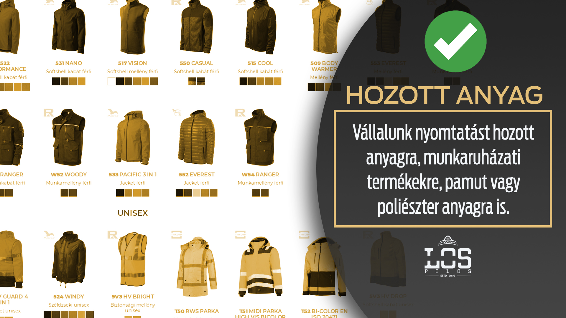 Hozott anyagra is nyomtatunk