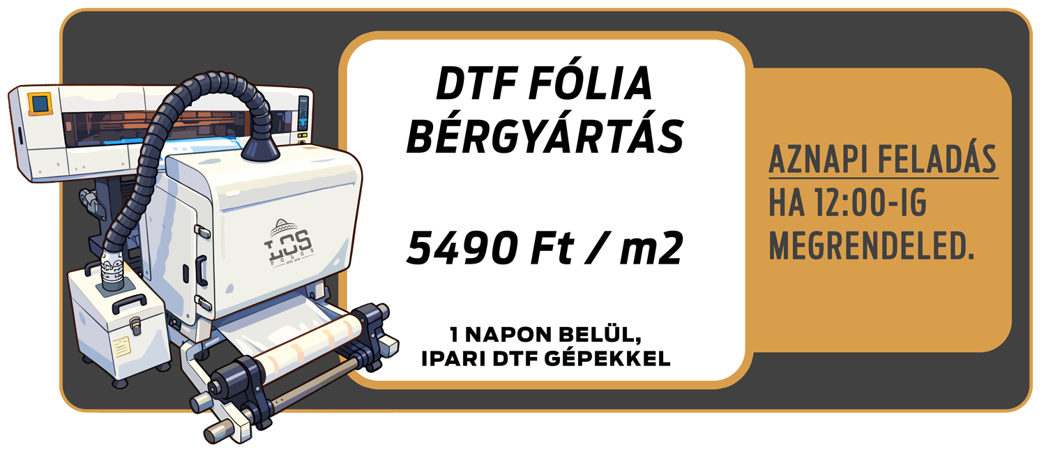 DTF bérgyártás Los Polos